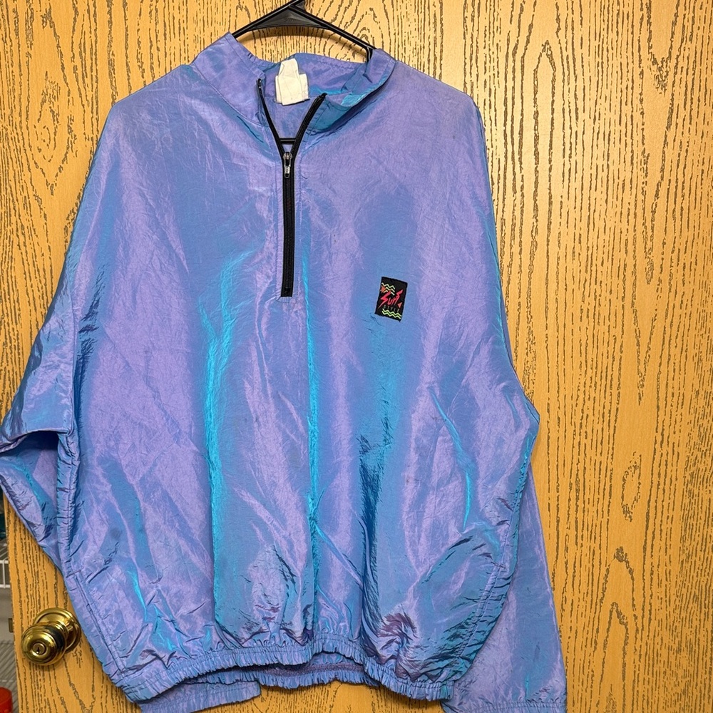 Surf Style Iridescent Blue Jacket